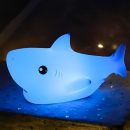 Shark Night Light for Kid, Shark Lights for Boys Girls Christmas Gifts Nightlight Kids Teens Room Decor, Silicone Animal Night Lamp Gift