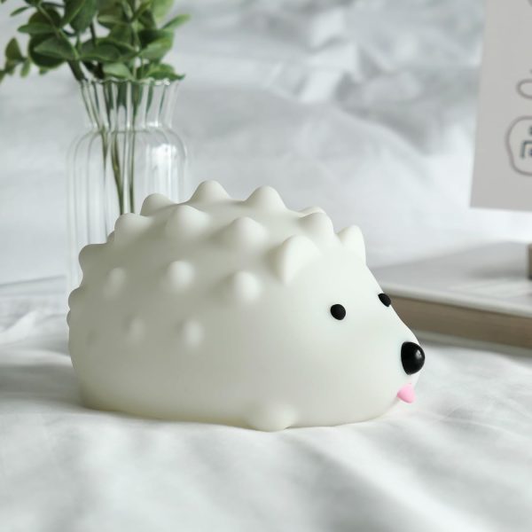 Hedgehog Night Light for Kids Baby Toddler Cute Touch Colors Lamp Rechargeable Nightlight Bedroom Room Decor Hedgehogs Lights - Image 2